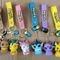 Pokemon Keychains 8 Different Styles Available