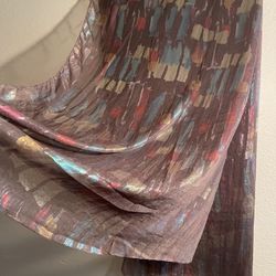 1.5 Yards Silky Print Chiffon Fabric 