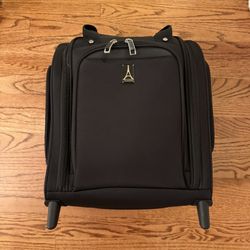 Travelpro Roundtrip Soft side Rolling Briefcase- Black- Used Once