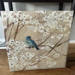 Pier1 Canvas with Blue Bird