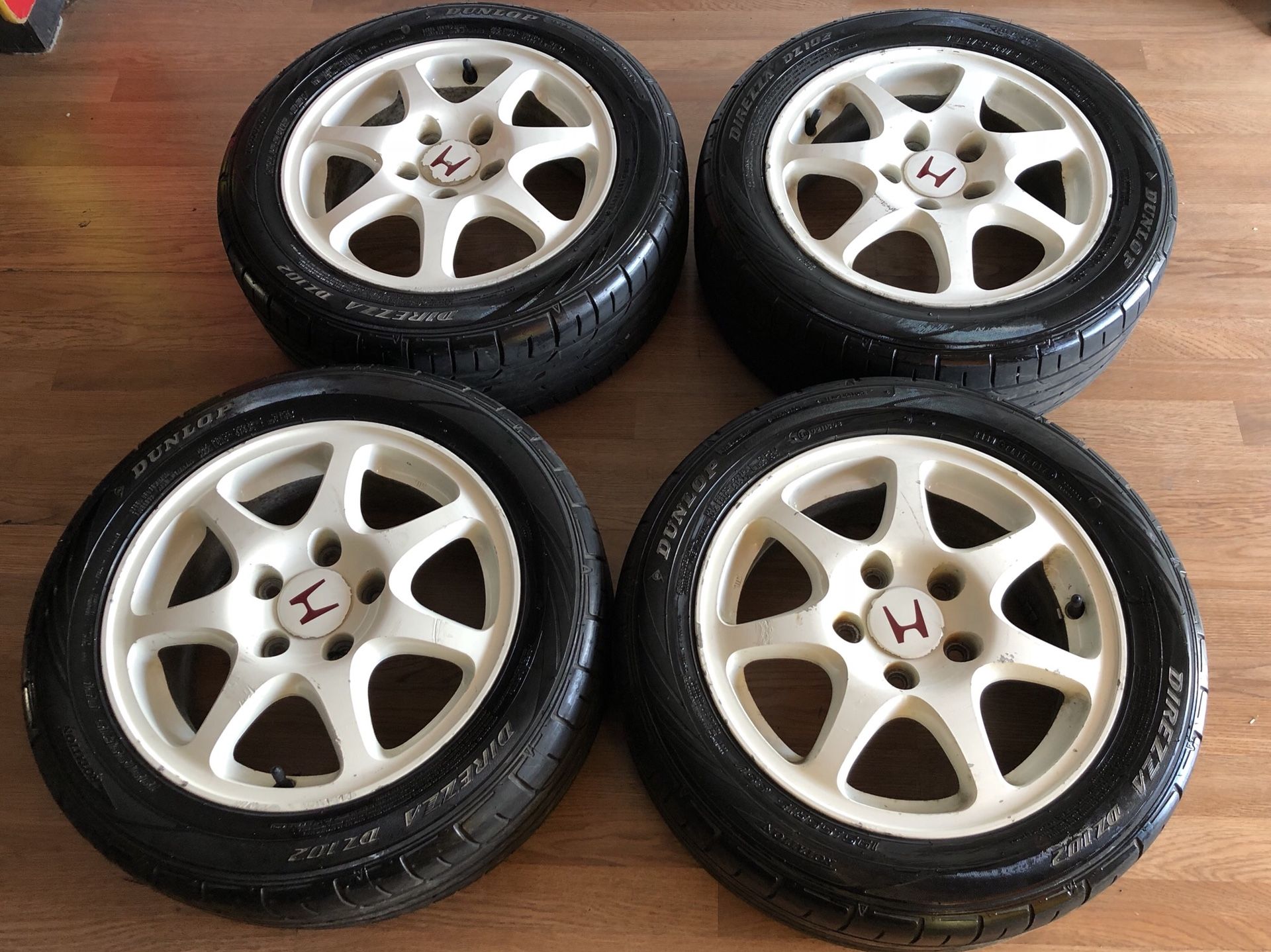 Jdm itr ctr dc2 db6 acura integra Type r Civic type r 15 inch wheels 5x114 honda