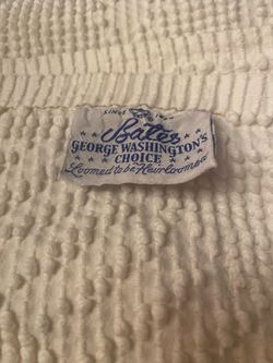 Beautiful King Size Bates George Washington Hobnail Bedspread