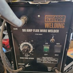 Chicago Flux Wire Welder,Helmet 