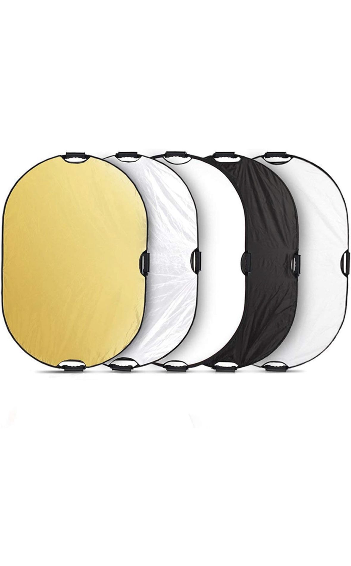 5-in-1 Oval Reflector For Photography 