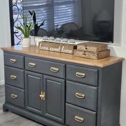 Restored Pepper Gray Dresser