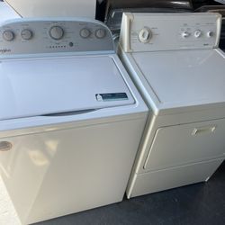 SET WASHER AND DRYER READY TASTED WITH WARRANTY DELIVERY and Installation Available  and Installation if needed 