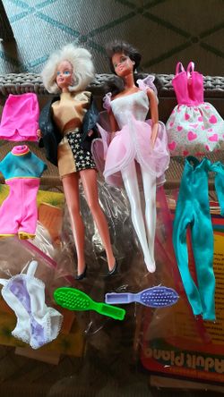 1990s Barbies plus accessories