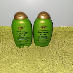 2 Shampoo 13oz Ogx Clarifying Strength Rosemary Mint 