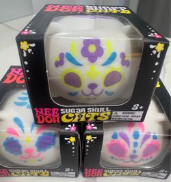 Needoh sugar skull cats