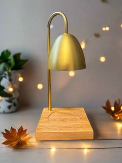 Golden Glow Flameless Candle Warmer