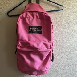 Pink Jansport Backpack
