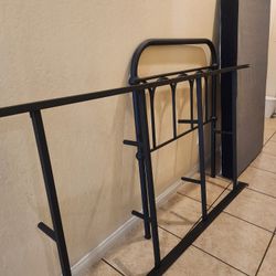 Twin Size Black Metal Frame And Drum