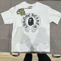 Bape Chrome Hearts T-shirt Size M