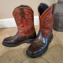 Ariat Mens Western Work Boots. Size 12 EE. Bought Wrong Size And Could Not Return So Like New.