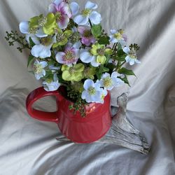 Beautiful Red Large Decorative Pitcher/Vase