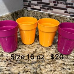 Tupperware Cups