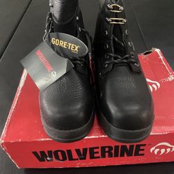 BRAND NEW- WOLVERINE HARRISON MEN’S SIZE10 STEEL TOE WORK BOOT 