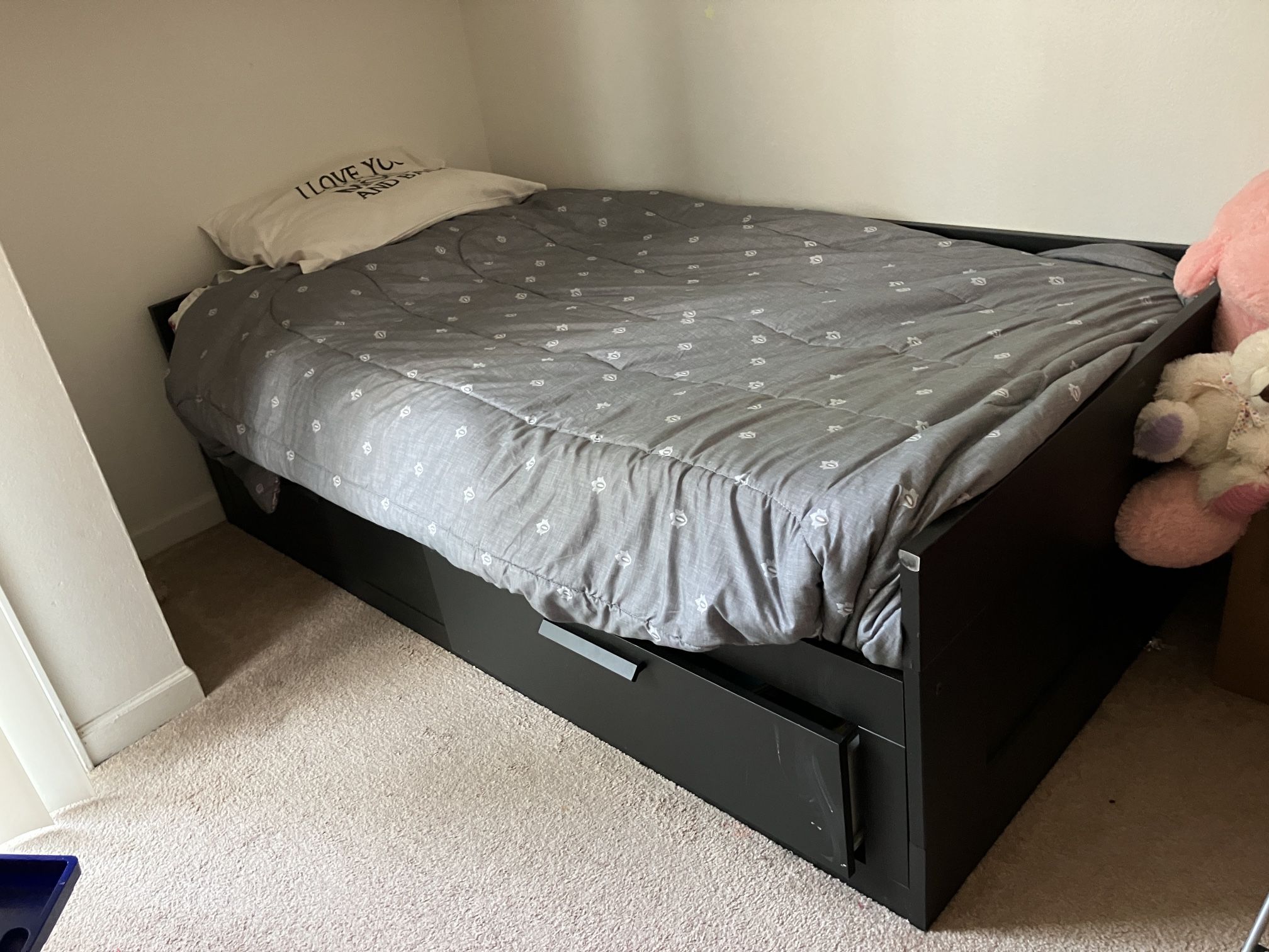 Twin Bed With Storage