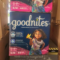 Goodnites S/M $20 Each Box. PRICE IS FIRM 