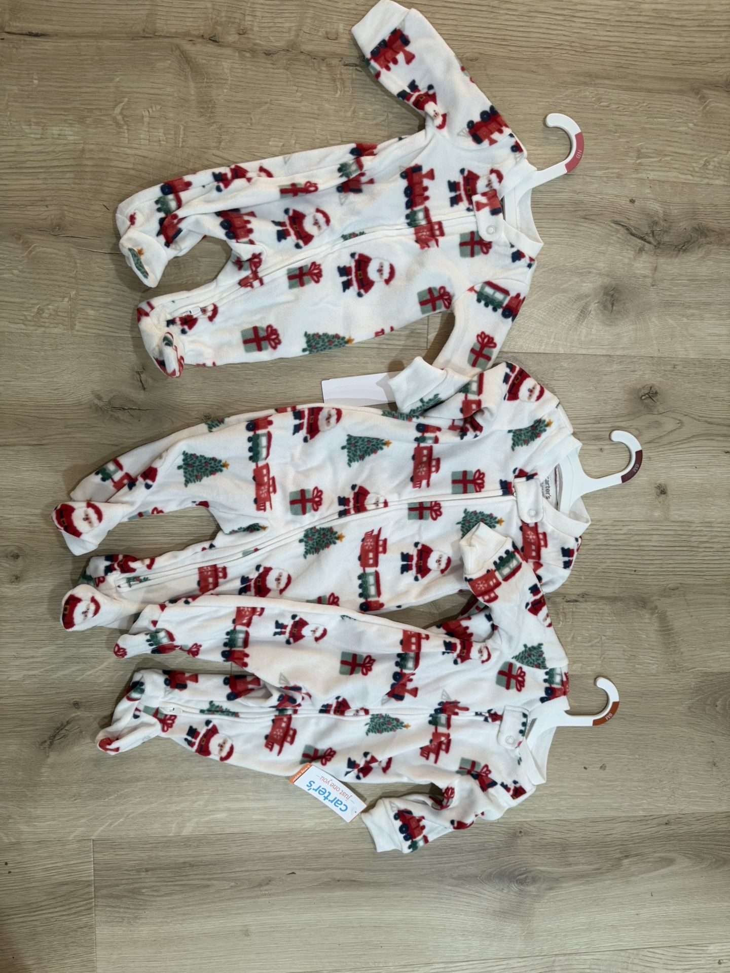 Baby Christmas Pajamas NWT Sizes Newborn, 3, 6, And 9 Months
