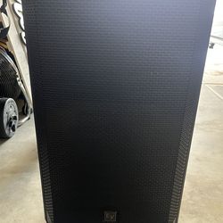 2 -15” powered speakers  EV ELX200 series