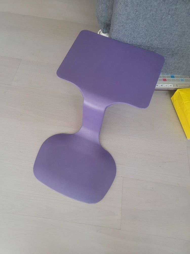 ECR4Kids The Surf Portable Lap Desk, Flexible Seating, Eggplant