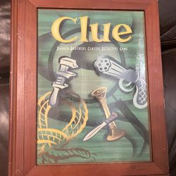New Vintage Clue Wood Game