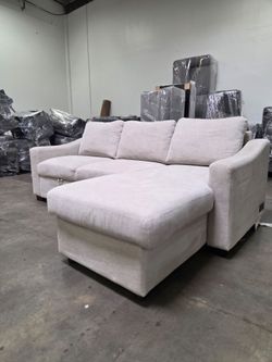 2pc Sectional with storage & bed-Free Delivery‼️