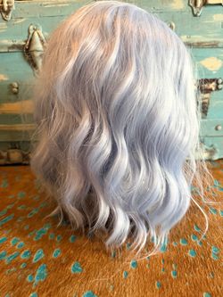 Light blue wig