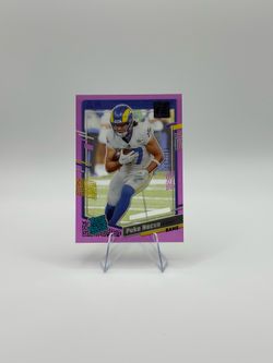 2023 Panini Clearly Donruss - Rated Rookie Puka Nacua #96 Purple /199 (RC)