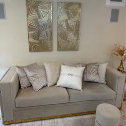 Three piece 3 seat set out love seat chair $1,500 obo