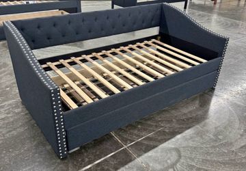 Twin double bed with mattress