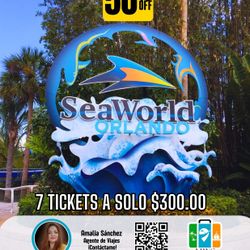 7 TICKETS SEAWORLD 