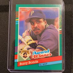 Baseball Card Barry Bonds Card 