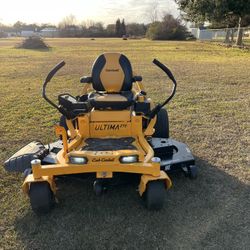 2020 60 inch cut cub cadet zt2 zero turn mower with low hours