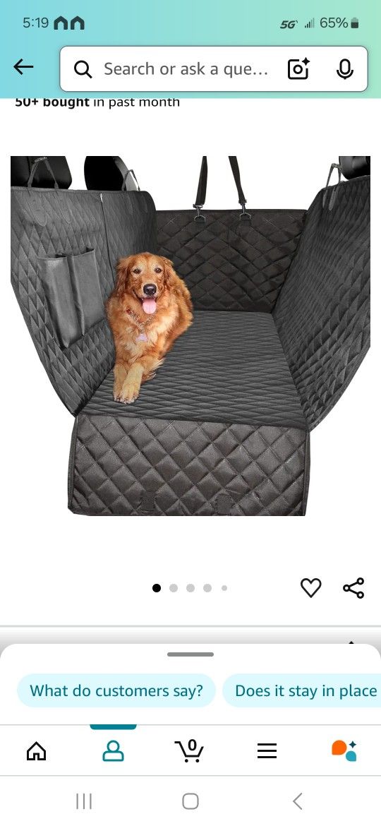Dog Seat Cover