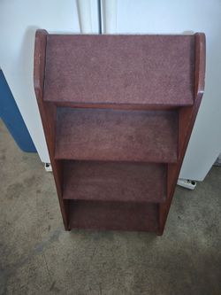 Doggy stairs mahogany wood color