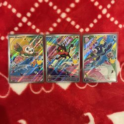 Pokemon 2026 First Partner Illustration Collection Series 1 Promos Set 43-45 #ML
