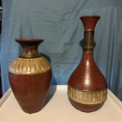 Mexican Pottery Vases 