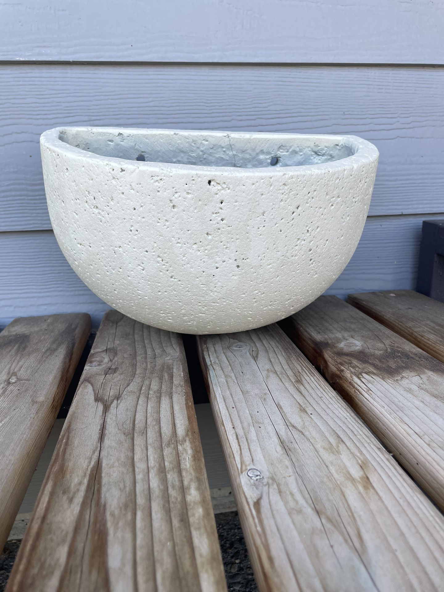 Cement Wall Pot 