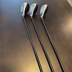 Taylor made driver and 3,4,5 hybrids all Taylor Made