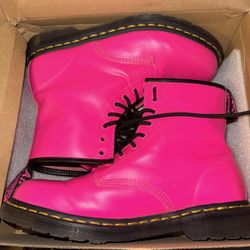 Pink Doc martens 