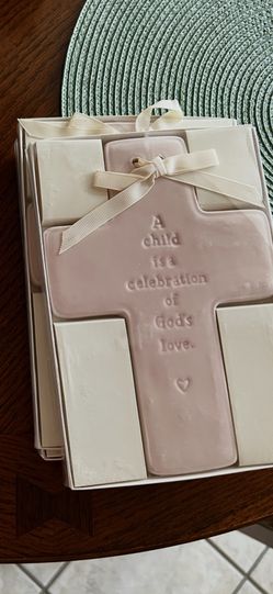 Ceramic Cross Keepaake