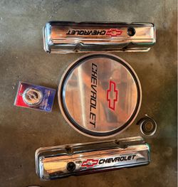 Chevrolet Chrome Valve Covers and Air Cleaner Set