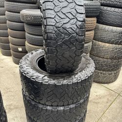 Used tires LT35x12.50-18 brand nitto recon grappler 12 ply all terrain 
