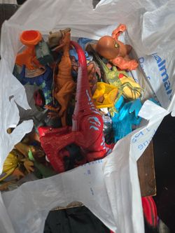 Free dinosaurs and misc. toys