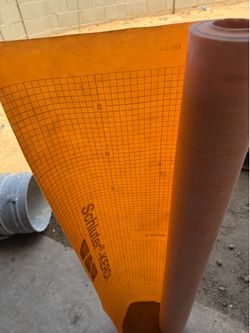 Kerdi membrane for shower