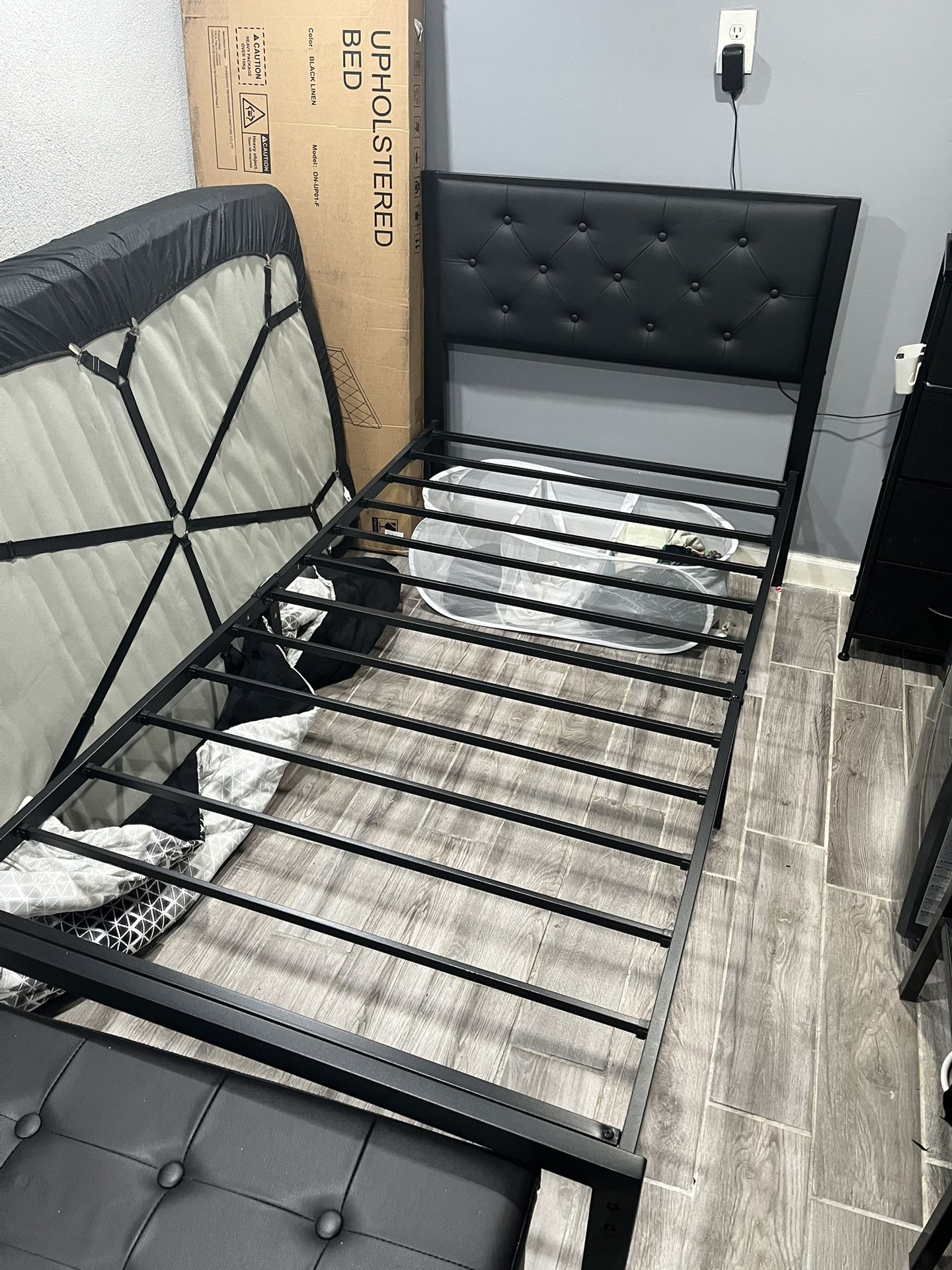Black Twin Bed Frame