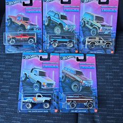 Hotwheels Hot Trucks Complete Set Of 5
