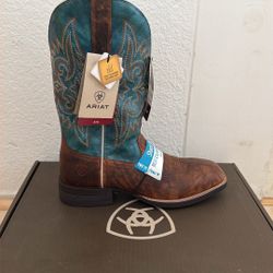 New Ariat Wild Thang SZ 9 Medium For MENS In Emerald Green